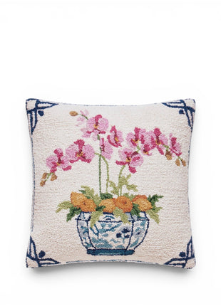 Orchids & Citrus Knot Pillow