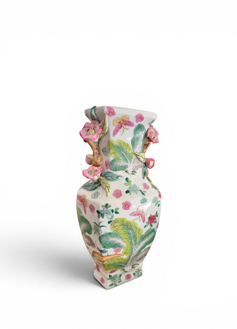 Vintage Bok Choy Floral Vase