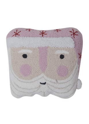 Pink Santa & Stars Pillow