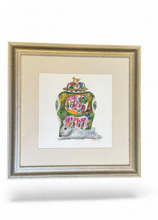 Chinoiserie Ginger Jar Bunny by Patti McCarthy