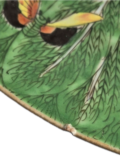 Antique Bok Choy Large Plate