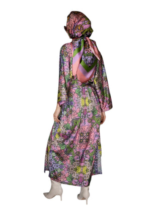Lavender Floral Robe/Kimono