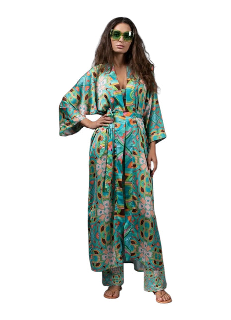 Starry Teal Robe/Kimono