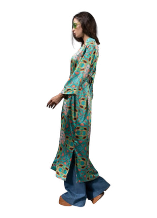 Starry Teal Robe/Kimono