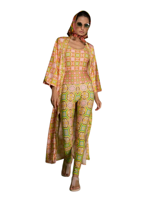 Rose Gold Mosaic Robe/Kimono
