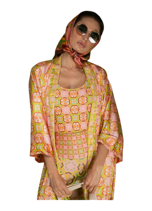 Rose Gold Mosaic Robe/Kimono