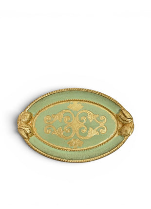 Florentine Lemon Tray: Pistachio