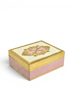 Dauphine Florentine Box in Rose