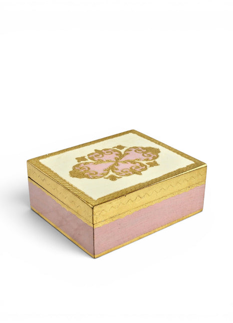 Dauphine Florentine Box in Rose