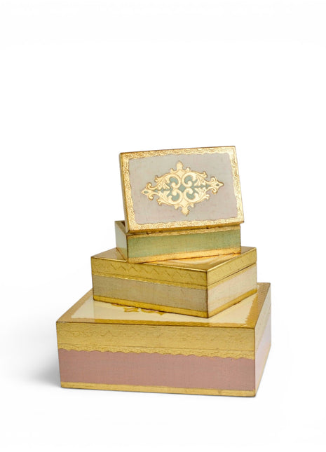 Dauphine Florentine Box in Rose